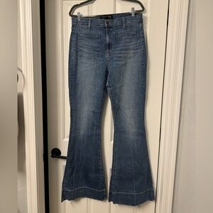 Veronica Beard High Rise Flare Jeans